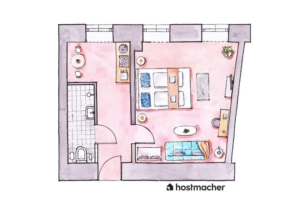 Lite 1Br Near Metro & Center By Hm Apartment Viena Exterior foto